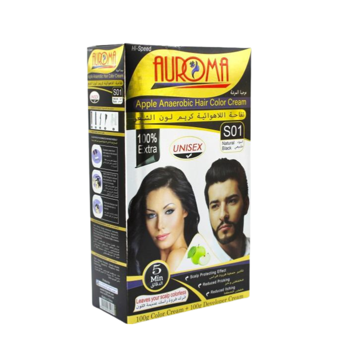 Auroma Hair Color BLACK
